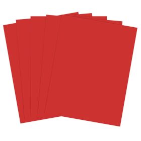 UOFFICE Colored Bond Paper Bundle 8.5" x 11", 20lbs, 100 Pages, Red For  Office or School