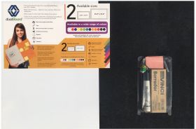 Large DualBoard Black Magnetic Dry Erase and Bulletin Board; 1 Eraser, 1 Black Marker, 1 Self Adhesive note block, 3 Magnets, 10 Push Pins, Mini Installation kit