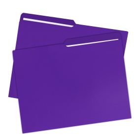 Purpple file folder pack of 100 UOFFICE