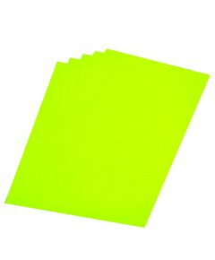 Fluorescent Poster Board, 25.5" x 19", Yellow Pack of 50