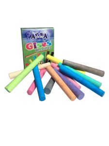 Multicolor Chalk, 12 Pack