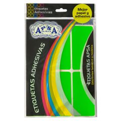 Rectangular Adhesive Labels, 50mm X 100mm, Green